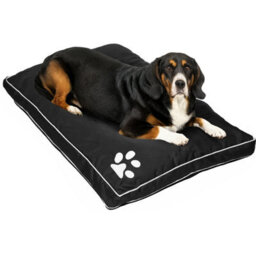 istyle mode Super Soft Cosy Black Extra-Large Dog Beds Cushion Water Resistant Mattresses Washable Zipped Cover With Cushion