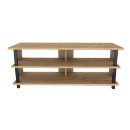 Decorotika Pueblo Tv Stand Tv Unit For Tv's Up To 55 Inches Black And Oak - thumbnail 4