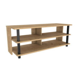 Decorotika Pueblo Tv Stand Tv Unit For Tv's Up To 55 Inches Black And Oak - thumbnail 5