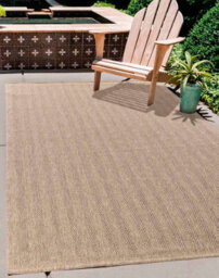 Modern Herringbone Design Outdoor-Indoor Rugs Jute 60X220 Cm - thumbnail 2