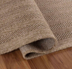 Modern Herringbone Design Outdoor-Indoor Rugs Jute 60X220 Cm - thumbnail 4