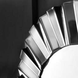 CARME Home Knightsbridge - Luxury Large Round Wall Mirror Bevelled Decorative 3D Mirrored Glass Effect Design For Bedroom Living Room Hallway - thumbnail 2