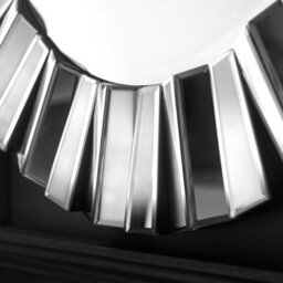 CARME Home Knightsbridge - Luxury Large Round Wall Mirror Bevelled Decorative 3D Mirrored Glass Effect Design For Bedroom Living Room Hallway - thumbnail 3