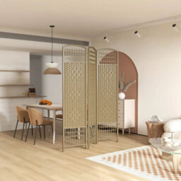 3 Panel Folding Room Divider Privacy Screen - thumbnail 5
