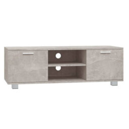 Berkfield Tv Cabinet Concrete Grey 120X40.5X35 Cm Engineered Wood - thumbnail 2