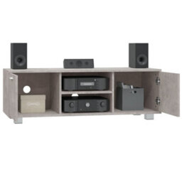 Berkfield Tv Cabinet Concrete Grey 120X40.5X35 Cm Engineered Wood - thumbnail 3
