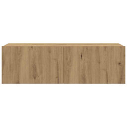 Berkfield Classic 4 Piece Tv Cabinet Set Wall-Mounted Artisan Oak Engineered Wood - thumbnail 9