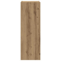 Berkfield Classic 4 Piece Tv Cabinet Set Wall-Mounted Artisan Oak Engineered Wood - thumbnail 8