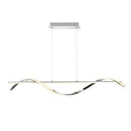 Pagazzi Lighting Pagazzi Hyde Chrome And Crystal Led Pendant - thumbnail 1