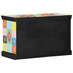 Berkfield Elegant Media Storage Cabinets & Racks Multicolour Wood Medium - thumbnail 4
