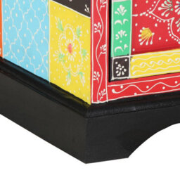 Berkfield Elegant Media Storage Cabinets & Racks Multicolour Wood Medium - thumbnail 9