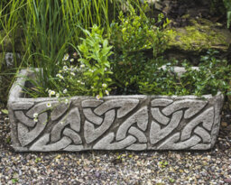 Celtic Style Stone Planter Trough - thumbnail 5