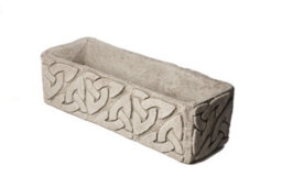 Celtic Style Stone Planter Trough - thumbnail 7