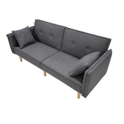 Outdoor Living (NW) Ltd Finnley Two Seat Grey Sofa Bed - Grey - thumbnail 4