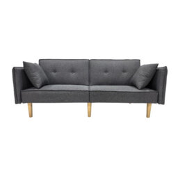 Outdoor Living (NW) Ltd Finnley Two Seat Grey Sofa Bed - Grey - thumbnail 3