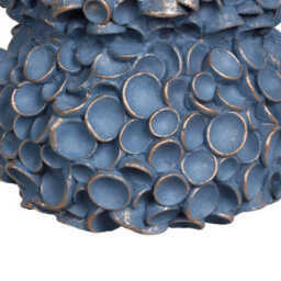 Beliani Flower Vase Muzaki 52 Cm Ceramic Blue - thumbnail 6