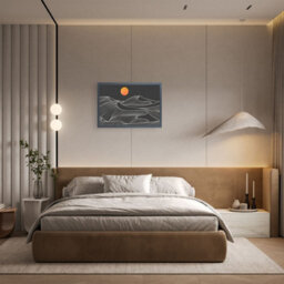 "AK Frames Sleek 20X16"" Dark Grey Thin Modern Picture Frame - Slim And Design For Posters, Prints And Photos - Elegant Wall Frame Decor" - thumbnail 5