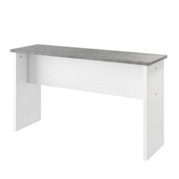 Btm Dining Table Set With 2 Benches, Artificial Marble Top, Space-Saving Kitchen Table, Grey/white - thumbnail 7
