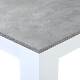 Btm Dining Table Set With 2 Benches, Artificial Marble Top, Space-Saving Kitchen Table, Grey/white - thumbnail 8
