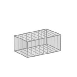 Foldable Mesh Wardrobe Clothes Organiser 36X25X20Cm With 9 Compartments Space Saver Solution For Organising Clothes - thumbnail 3