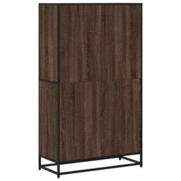 Berkfield Bookcase Brown Oak 80.5X35X139 Cm Engineered Wood - thumbnail 6