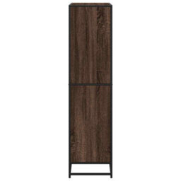 Berkfield Bookcase Brown Oak 80.5X35X139 Cm Engineered Wood - thumbnail 5