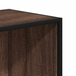 Berkfield Bookcase Brown Oak 80.5X35X139 Cm Engineered Wood - thumbnail 7