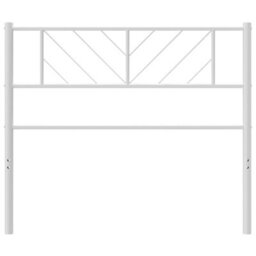 Berkfield Metal Headboard White 75 Cm - thumbnail 3