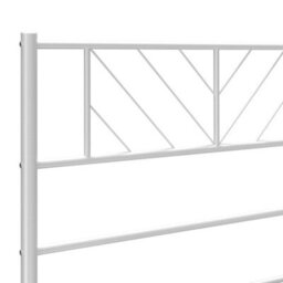Berkfield Metal Headboard White 75 Cm - thumbnail 5