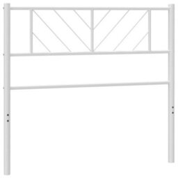 Berkfield Metal Headboard White 75 Cm - thumbnail 2