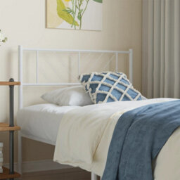 Berkfield Metal Headboard White 75 Cm - thumbnail 1