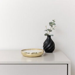 Melody Maison Round Hammered Gold 3 Wick Candle Pot - thumbnail 4