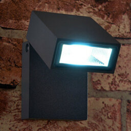 Ip44 Outdoor Adjustable Spotlight Dark Anthracite 10W Cool White Led Security - thumbnail 3