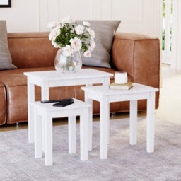 Lassic Vida Designs Yorkshire Nest Of 3 Tables, White