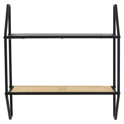 Orsina Space Saving Two Tier Wall Shelf, Open And Functional Storage Space Of Narrow Shelving Unit For Small Spaces - image 1