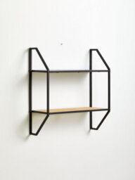 Orsina Space Saving Two Tier Wall Shelf, Open And Functional Storage Space Of Narrow Shelving Unit For Small Spaces - thumbnail 3