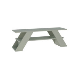 "Decortie Farfalla Modern Tv Unit Multimedia Centre Tvs Up To 48"" Ash Green 120Cm" - thumbnail 2