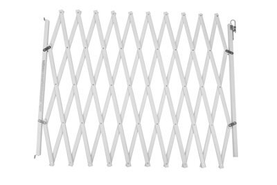 Bettacare Expandable Pet Barrier Xl, 60Cm - 230Cm, White, Wooden, Retractable Dog Safety Gate, Barrier For Puppy And Dog - image 1