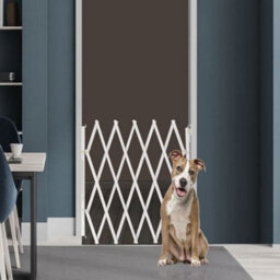 Bettacare Expandable Pet Barrier Xl, 60Cm - 230Cm, White, Wooden, Retractable Dog Safety Gate, Barrier For Puppy And Dog - thumbnail 7