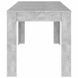 Vidaxl Dining Table Concrete Grey 140X74.5X76 Cm Engineered Wood - thumbnail 4