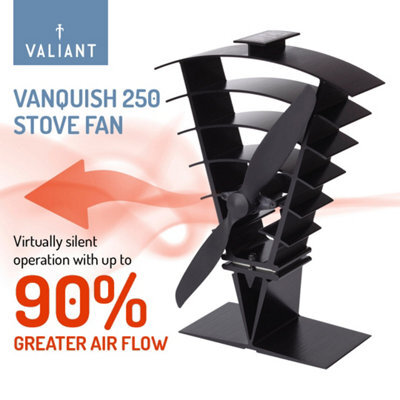 Valiant Vanquish Heat Powered Stove Fan For Stoves And Log Burners - image 1