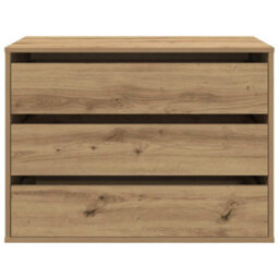 Walplus Corner Chest Of Drawers Artisian Oak 80X41X58 Cm Engineered Wood - thumbnail 4
