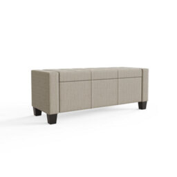 Gfw Verona Fabric Storage Ottoman Bench Natural - thumbnail 3