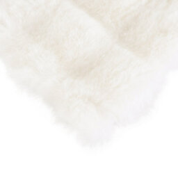Thehotsale Elegant Soft Warm Plush Textured Throw Pillow Cover Pillowcase Without Insert 50Cm W X 30Cm D White - thumbnail 8