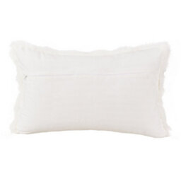 Thehotsale Elegant Soft Warm Plush Textured Throw Pillow Cover Pillowcase Without Insert 50Cm W X 30Cm D White - thumbnail 6