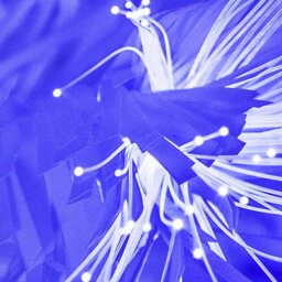 Christmas Tree World The 5Ft/150Cm White Blue Ripple Effect Fibre Optic Tree - thumbnail 4