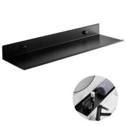 2 Pack aluminum bathroom shelves - 30x12x4 cm - toilets Model 976