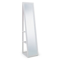 Oakham Premium Casa White Storage Mirror - thumbnail 2