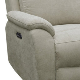 Aspire Richmond 2 Seater Power Recliner Sofa, Chenille Grey - thumbnail 7