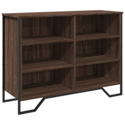 Berkfield Sideboard Brown Oak 101X35.5X74.5 Cm Engineered Wood - thumbnail 2